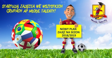 PLAN ZAJĘĆ NA NOWY SEZON 2018/2019